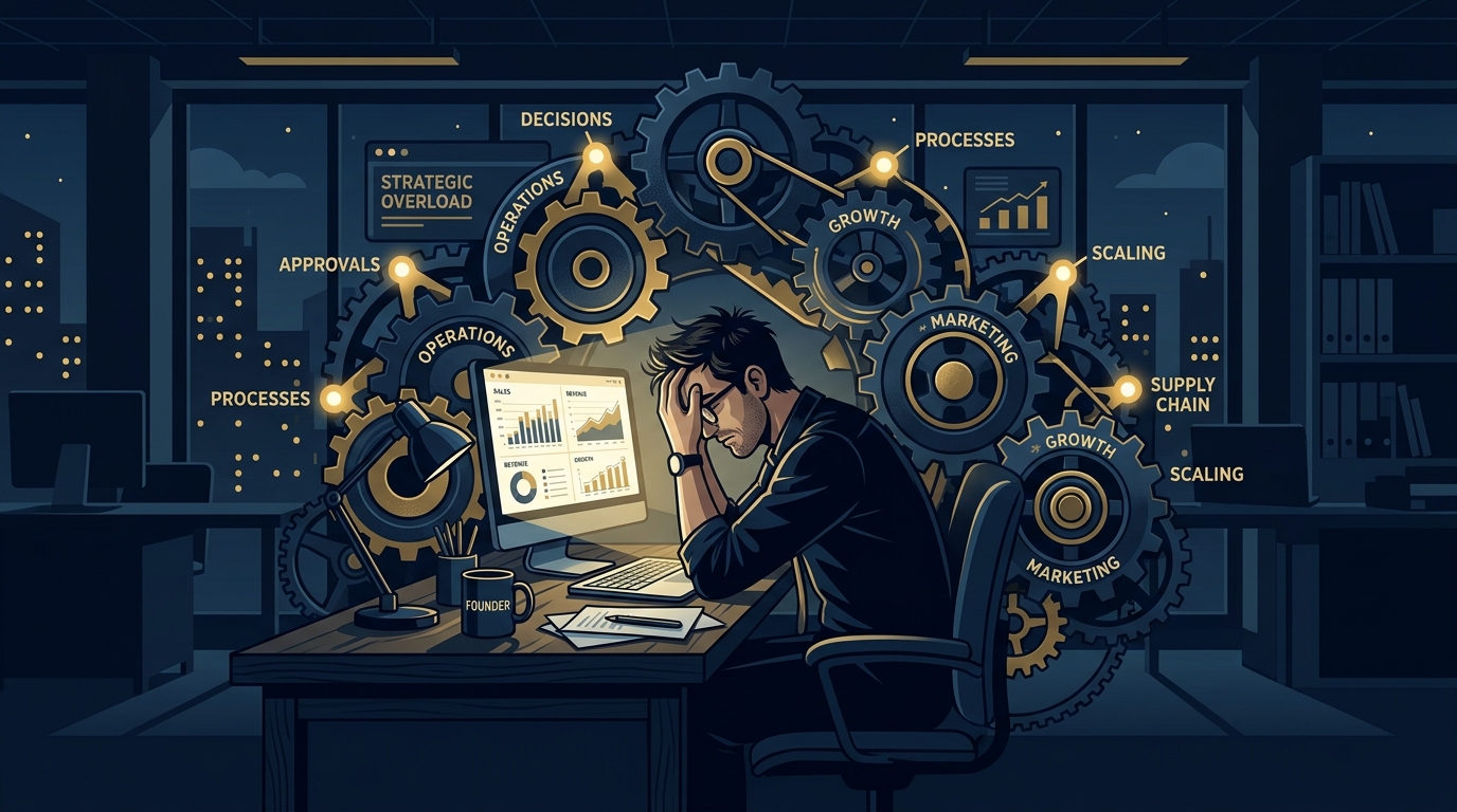 Founder bận từ sáng đến tối: 5 dấu hiệu doanh nghiệp mắc kẹt ở người chủ