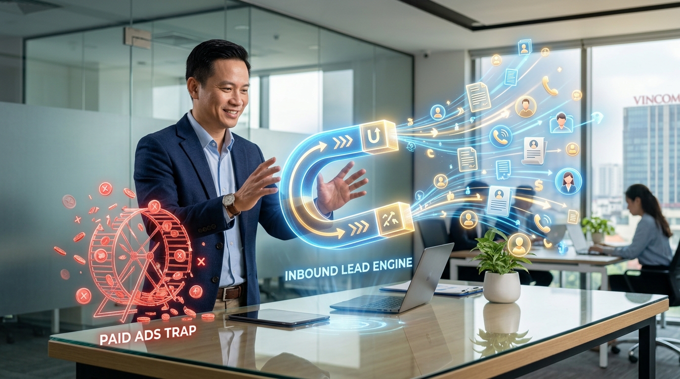 Cẩm nang xây dựng hệ thống thu hút Inbound Lead tự nhiên bằng nội dung chuyên gia